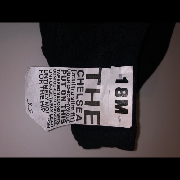 SALE Girls Black Joe Skinny Jeans sz 18m - Picture 3 of 3